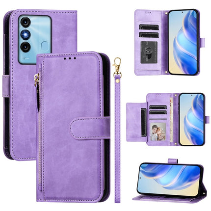 Multi-Card Slots Zipper Wallet Leather Phone Case, For Itel P40, For Itel P38, For Itel S17 S661W / Vision 3, For Itel A48