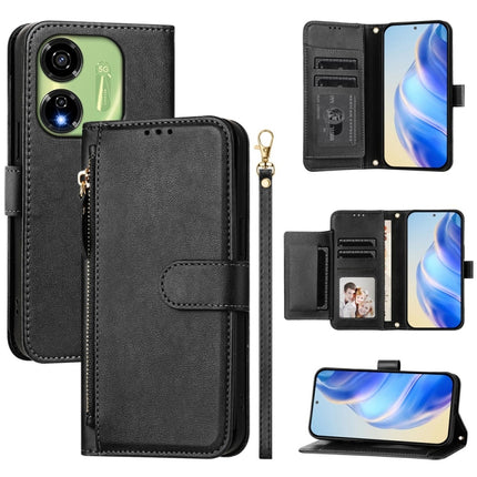 Multi-Card Slots Zipper Wallet Leather Phone Case, For Itel A23 Pro, For Itel P55 5G, For Itel RS4 S666LN, For Itel S24