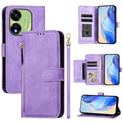 Multi-Card Slots Zipper Wallet Leather Phone Case, For Itel A23 Pro, For Itel P55 5G, For Itel RS4 S666LN, For Itel S24