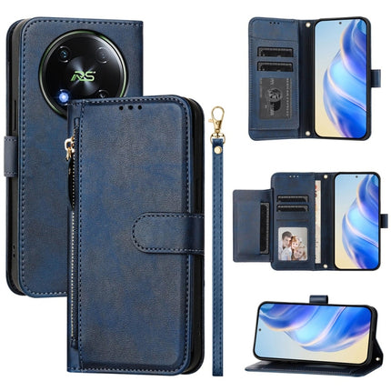 Multi-Card Slots Zipper Wallet Leather Phone Case, For Itel A23 Pro, For Itel P55 5G, For Itel RS4 S666LN, For Itel S24