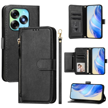Multi-Card Slots Zipper Wallet Leather Phone Case, For Itel A60 / A60s, For Itel S23+, For Itel S23, For Itel S18 / Vision 5