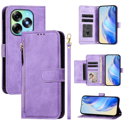 Multi-Card Slots Zipper Wallet Leather Phone Case, For Itel A60 / A60s, For Itel S23+, For Itel S23, For Itel S18 / Vision 5