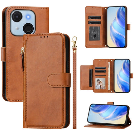Multi-Card Slots Zipper Wallet Leather Phone Case, For Itel Power 70, For Itel A80, For Itel A50C, For Itel A50