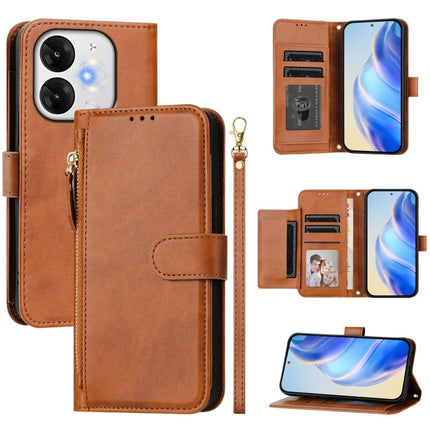 Multi-Card Slots Zipper Wallet Leather Phone Case, For Itel Power 70, For Itel A80, For Itel A50C, For Itel A50