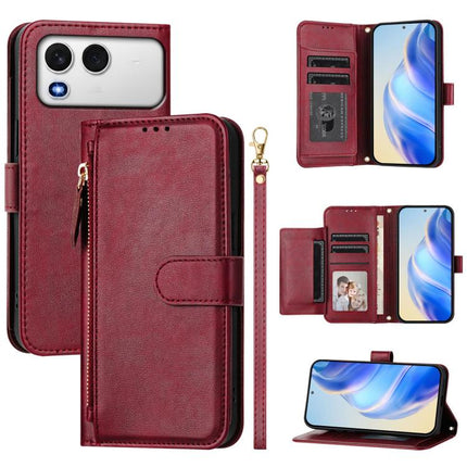 Multi-Card Slots Zipper Wallet Leather Phone Case, For Itel A200 4G / A200+ 4G, For Itel A95 5G, For Itel A90, For Itel City 100