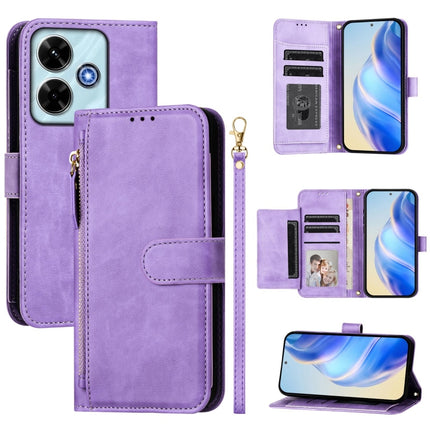 Multi-Card Slots Zipper Wallet Leather Phone Case, For Redmi Note 14 5G, For Redmi 14C 4G, For Redmi K70 Ultra 5G, For Redmi 13 5G / 4G Global