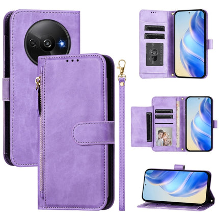 Multi-Card Slots Zipper Wallet Leather Phone Case, For Redmi A3 4G Global / A3X 4G, For Redmi Note 13 Pro 4G Global, For Redmi Note 13 4G Global, For Redmi Note 13 Pro 5G Global