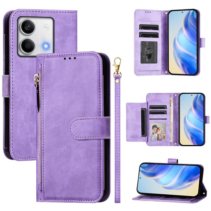 Multi-Card Slots Zipper Wallet Leather Phone Case, For Redmi Note 13 5G Global, For Redmi 13C 4G, For Redmi Note 13 Pro+ 5G Global, For Redmi K60 Ultra