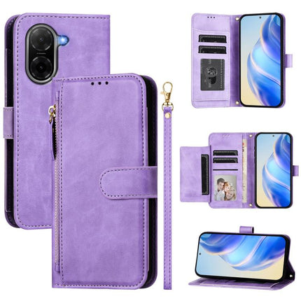 Multi-Card Slots Zipper Wallet Leather Phone Case, For Redmi 15 5G / 4G EU 171mm, For Redmi 13 4G / 5G / 13x / Xiaomi Poco M6 4G, For Redmi A5 4G 171.7mm / Xiaomi Poco C71, For Redmi K80 Pro / Xiaomi Poco F7 Ultra