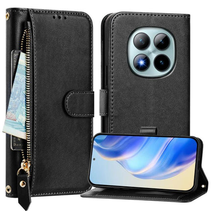 Multi-Card Slots Zipper Wallet Leather Phone Case, For Redmi Note 15 Pro+ 5G Global 163.3mm, For Redmi Note 15 4G / 5G Global 164mm, For Redmi Note 15 Pro 5G Global 163.6mm, For Redmi 15 5G Global / 15 4G SEA 169.5mm