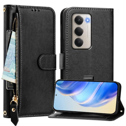 Multi-Card Slots Zipper Wallet Leather Phone Case, For Redmi 15 5G / 4G EU 171mm, For Redmi 13 4G / 5G / 13x / Xiaomi Poco M6 4G, For Redmi A5 4G 171.7mm / Xiaomi Poco C71, For Redmi K80 Pro / Xiaomi Poco F7 Ultra