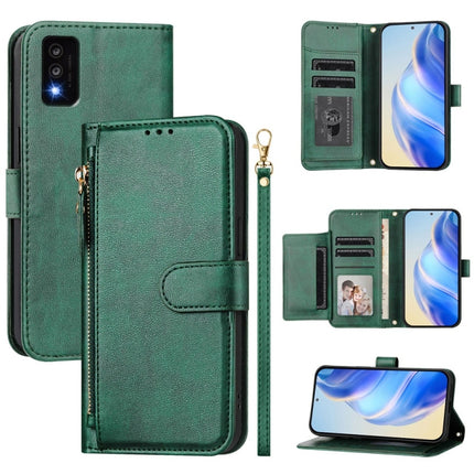 Multi-Card Slots Zipper Wallet Leather Phone Case, For TCL 30T T603DL, For TCL 30 Z T602DL, For TCL 30 4G / 5G / TCL 30+, For TCL 30 SE