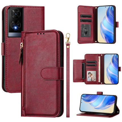 Multi-Card Slots Zipper Wallet Leather Phone Case, For TCL 201, For TCL 50 XL 5G, For TCL 50 XE, For TCL 50 SE