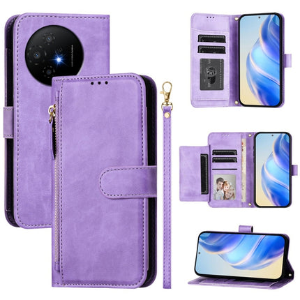 Multi-Card Slots Zipper Wallet Leather Phone Case, For TCL 201, For TCL 50 XL 5G, For TCL 50 XE, For TCL 50 SE