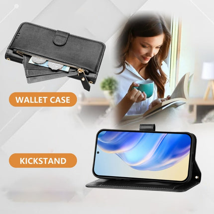 Multi-Card Slots Zipper Wallet Leather Phone Case, For TCL 201, For TCL 50 XL 5G, For TCL 50 XE, For TCL 50 SE