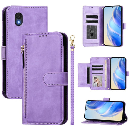 Multi-Card Slots Zipper Wallet Leather Phone Case, For TCL 201, For TCL 50 XL 5G, For TCL 50 XE, For TCL 50 SE