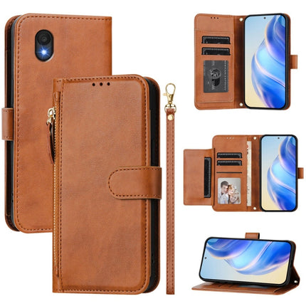 Multi-Card Slots Zipper Wallet Leather Phone Case, For TCL 201, For TCL 50 XL 5G, For TCL 50 XE, For TCL 50 SE