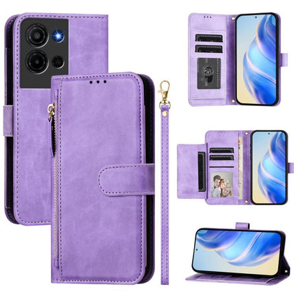 Multi-Card Slots Zipper Wallet Leather Phone Case, For TCL K70 4G / K70 Power 4G, For TCL NxtPaper 70 Pro 5G, For TCL K32 5G / K33 5G, For TCL 60 NxtPaper