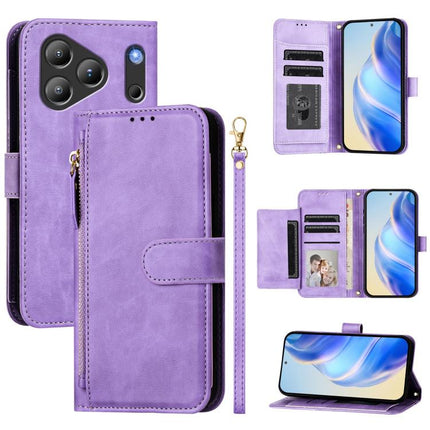 Multi-Card Slots Zipper Wallet Leather Phone Case, For Blackview Wave 7C, For Blackview Wave 10, For Blackview Shark 6, For Blackview Oscal Tiger 13