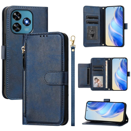 Multi-Card Slots Zipper Wallet Leather Phone Case, For Oukitel C37, For Oukitel C51, For Oukitel C38, For Oukitel C35