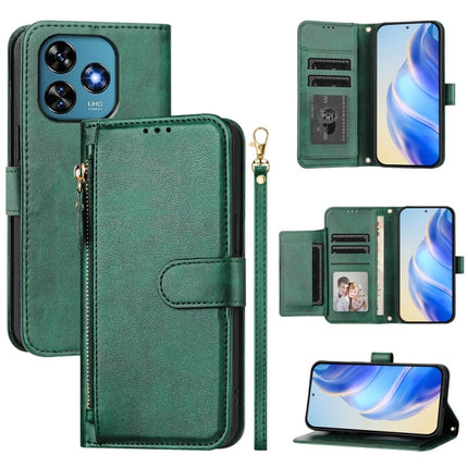 Multi-Card Slots Zipper Wallet Leather Phone Case, For Oukitel C37, For Oukitel C51, For Oukitel C38, For Oukitel C35
