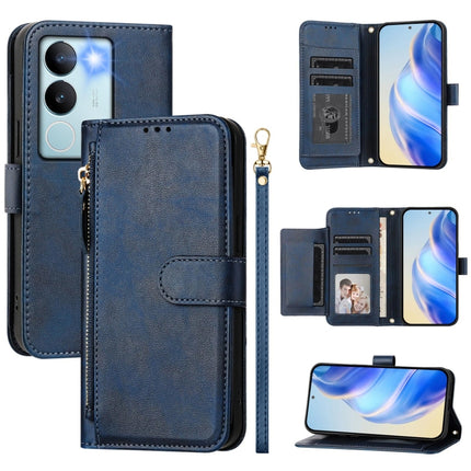Multi-Card Slots Zipper Wallet Leather Phone Case, For vivo V29 5G / V29 Pro Global, For vivo Y17s Global, For vivo Y02a 4G / Y02 4G / Y11 2023 / Y02T, For vivo Y78+ 5G / Y78 5G Global