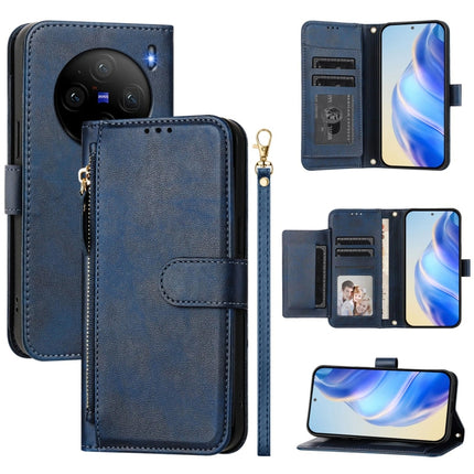 Multi-Card Slots Zipper Wallet Leather Phone Case, For vivo S19 Pro, For vivo S19, For vivo Y28 4G, For vivo X100s 5G