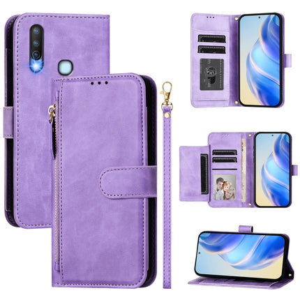 Multi-Card Slots Zipper Wallet Leather Phone Case, For vivo Y17 / Y15 / Y12 / Y11, For vivo Y27 4G 2023 Global