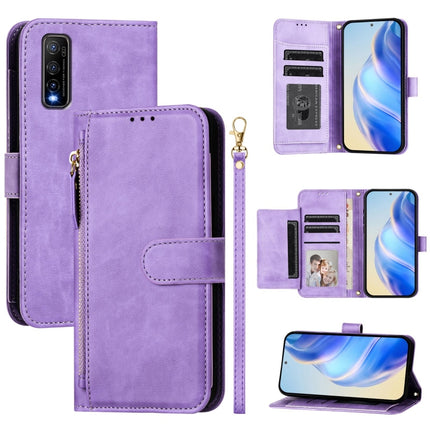 Multi-Card Slots Zipper Wallet Leather Phone Case, For vivo V20 / Y73 2021, For vivo Y31 4G 2021 India / Y53s 4G, For vivo Y72 5G / iQOO Z3, For vivo Y70s