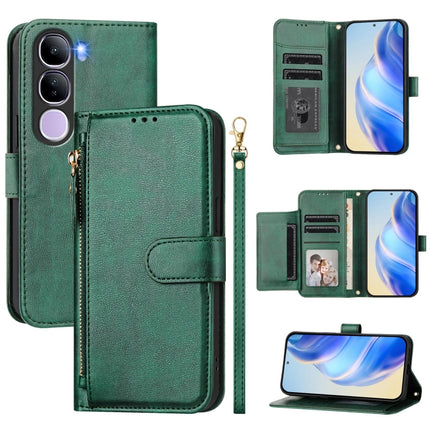 Multi-Card Slots Zipper Wallet Leather Phone Case, For vivo V50 Global, For vivo S20, For vivo S20 Pro, For vivo V40 Lite 5G IDN