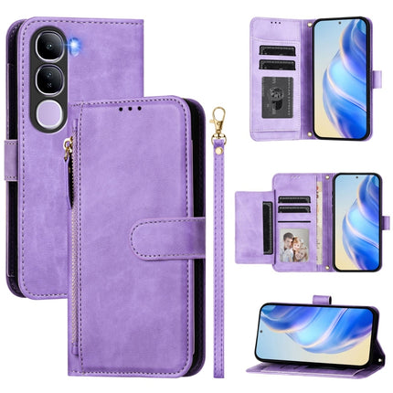Multi-Card Slots Zipper Wallet Leather Phone Case, For vivo V50 Global, For vivo S20, For vivo S20 Pro, For vivo V40 Lite 5G IDN