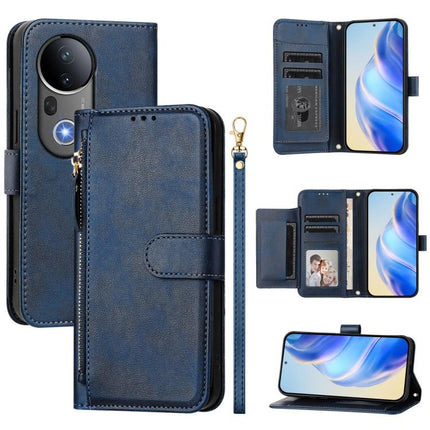 Multi-Card Slots Zipper Wallet Leather Phone Case, For vivo V50 Global, For vivo S20, For vivo S20 Pro, For vivo V40 Lite 5G IDN