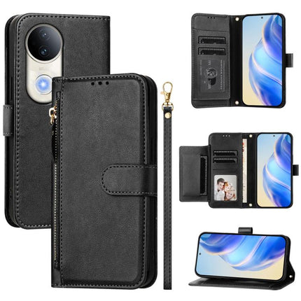 Multi-Card Slots Zipper Wallet Leather Phone Case, For vivo V50 Global, For vivo S20, For vivo S20 Pro, For vivo V40 Lite 5G IDN