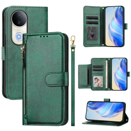 Multi-Card Slots Zipper Wallet Leather Phone Case, For vivo V50 Global, For vivo S20, For vivo S20 Pro, For vivo V40 Lite 5G IDN