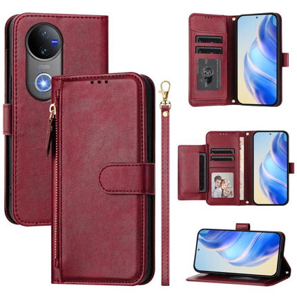 Multi-Card Slots Zipper Wallet Leather Phone Case, For vivo V50 Global, For vivo S20, For vivo S20 Pro, For vivo V40 Lite 5G IDN