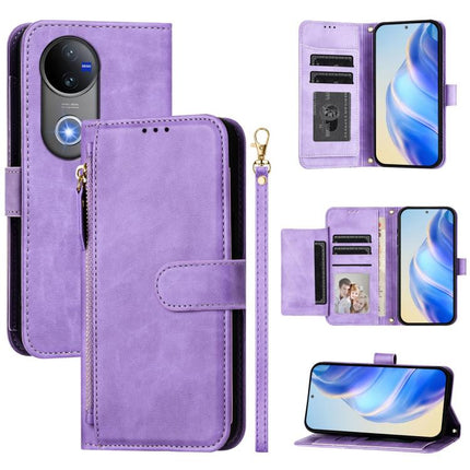 Multi-Card Slots Zipper Wallet Leather Phone Case, For vivo V50 Global, For vivo S20, For vivo S20 Pro, For vivo V40 Lite 5G IDN