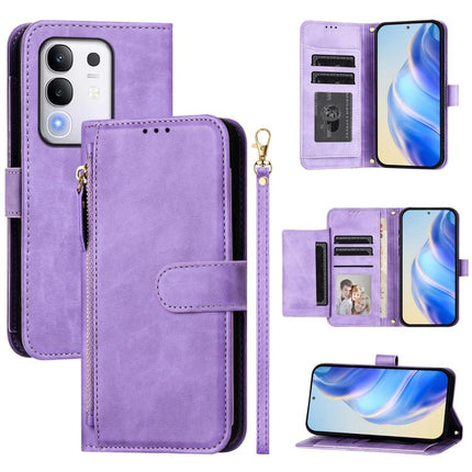 Multi-Card Slots Zipper Wallet Leather Phone Case, For vivo Y39 5G Global, For vivo V50 Lite 5G, For vivo Y29s 5G / Y04 4G Global, For vivo Y29 4G Global