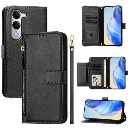 Multi-Card Slots Zipper Wallet Leather Phone Case, For vivo Y39 5G Global, For vivo V50 Lite 5G, For vivo Y29s 5G / Y04 4G Global, For vivo Y29 4G Global