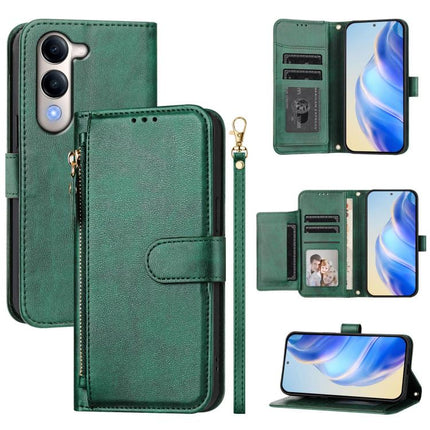 Multi-Card Slots Zipper Wallet Leather Phone Case, For vivo Y39 5G Global, For vivo V50 Lite 5G, For vivo Y29s 5G / Y04 4G Global, For vivo Y29 4G Global