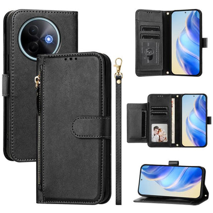 Multi-Card Slots Zipper Wallet Leather Phone Case, For vivo Y39 5G Global, For vivo V50 Lite 5G, For vivo Y29s 5G / Y04 4G Global, For vivo Y29 4G Global
