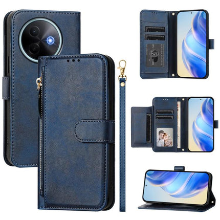 Multi-Card Slots Zipper Wallet Leather Phone Case, For vivo Y39 5G Global, For vivo V50 Lite 5G, For vivo Y29s 5G / Y04 4G Global, For vivo Y29 4G Global