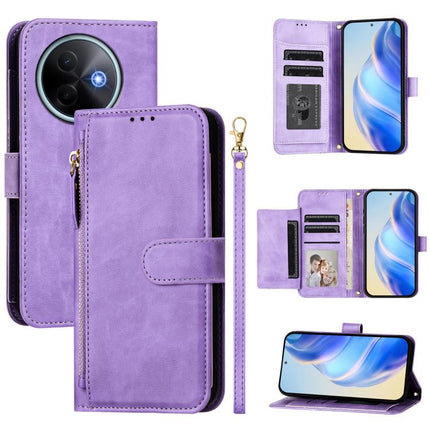 Multi-Card Slots Zipper Wallet Leather Phone Case, For vivo Y39 5G Global, For vivo V50 Lite 5G, For vivo Y29s 5G / Y04 4G Global, For vivo Y29 4G Global