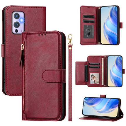 Multi-Card Slots Zipper Wallet Leather Phone Case, For OnePlus Nord 2 5G, For OnePlus 9 Pro, For OnePlus 9