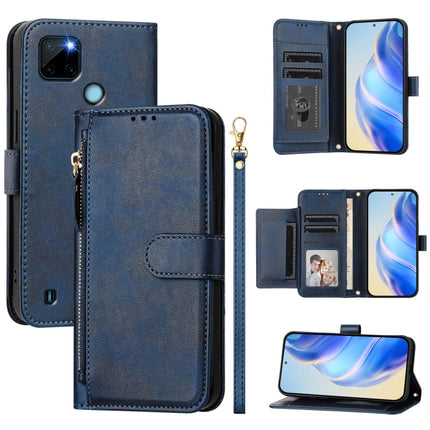 Multi-Card Slots Zipper Wallet Leather Phone Case, For Realme C21Y, For Realme C25 / C15 / C12 / C25s, For Realme 8 5G / V13 5G / Q3 5G, For Realme 8 4G / 8 Pro 4G