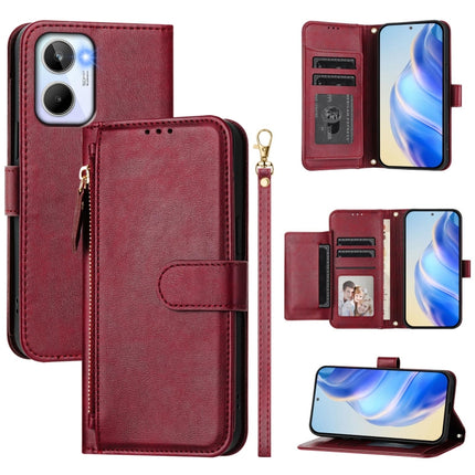 Multi-Card Slots Zipper Wallet Leather Phone Case, For Realme 10 Pro 5G, For Realme 10 Pro+ 5G, For Realme 10 4G Global, For Realme C30 4G / C30s / Narzo 50i Prime
