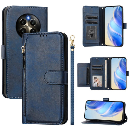 Multi-Card Slots Zipper Wallet Leather Phone Case, For Realme 12+ 5G Global, For Realme Note 50 4G Global / C51 / C53, For Realme 12 Pro 5G / 12 Pro+ 5G Global, For Realme C67 4G Global