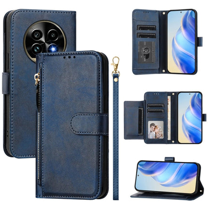 Multi-Card Slots Zipper Wallet Leather Phone Case, For Realme 13 Pro 5G / 13 Pro+ 5G, For Realme GT 6 5G / GT 6T 5G Global, For Realme C63 / C61 Global, For Realme 12 5G Global