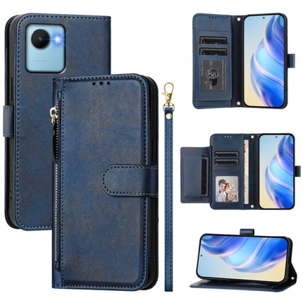 Multi-Card Slots Zipper Wallet Leather Phone Case, For Realme 10 Pro 5G, For Realme 10 Pro+ 5G, For Realme 10 4G Global, For Realme C30 4G / C30s / Narzo 50i Prime
