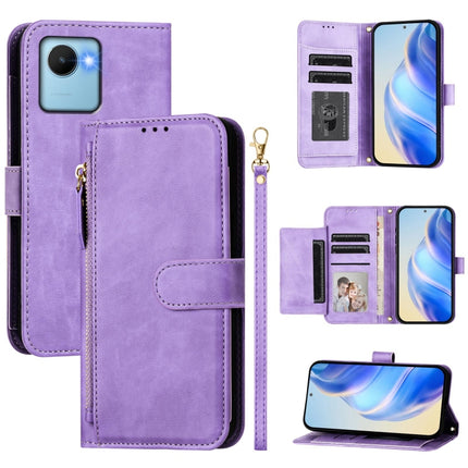Multi-Card Slots Zipper Wallet Leather Phone Case, For Realme 10 Pro 5G, For Realme 10 Pro+ 5G, For Realme 10 4G Global, For Realme C30 4G / C30s / Narzo 50i Prime