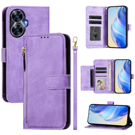 Multi-Card Slots Zipper Wallet Leather Phone Case, For Realme C65 4G Global, For Realme C55 4G Global / Narzo N55, For Realme C33 Global, For Realme 10T 5G / 10S 5G / 9i India